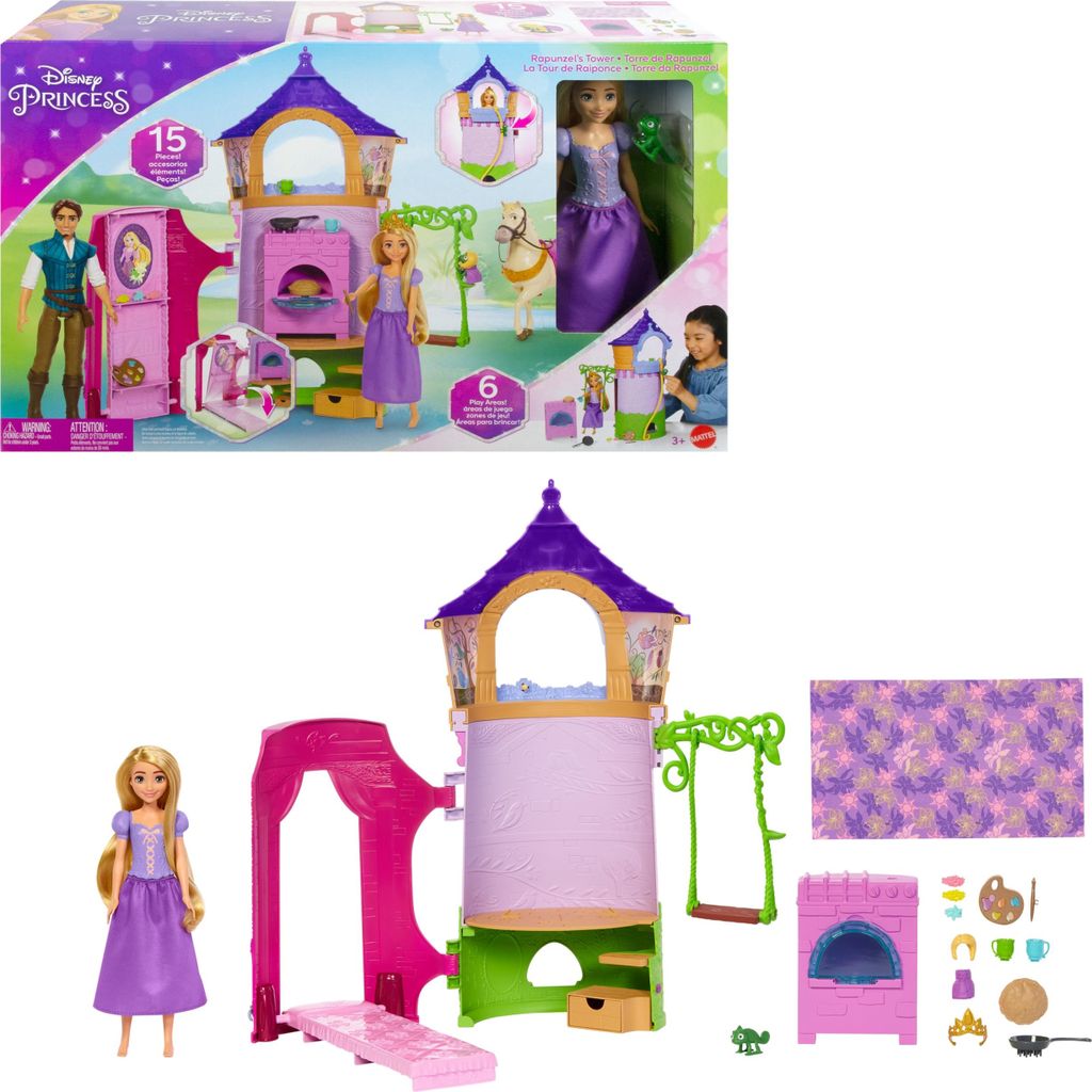 La torre della principessa Disney Rapunzel Immagine del prodotto 