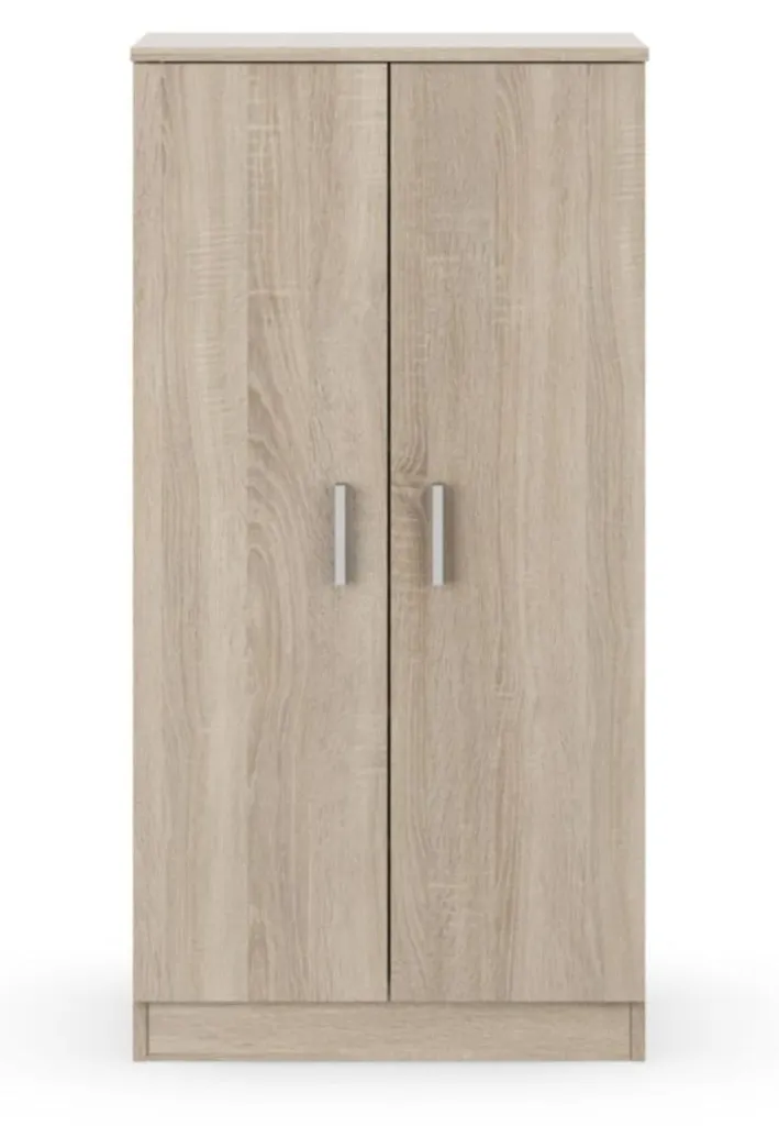 CALICOSY Armoire à chaussures 2 portes Zapateros pour 30 paires H108cm