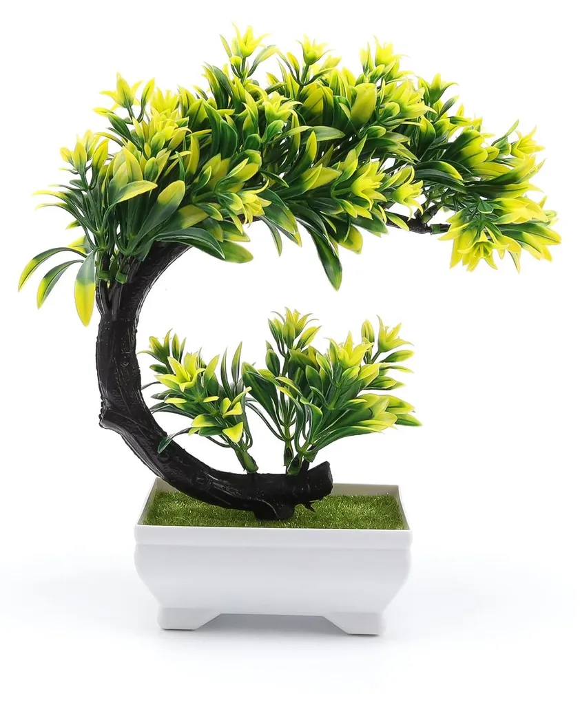 Fini les plantes mortes : Bonsaï artificiel réaliste pour déco intérieure