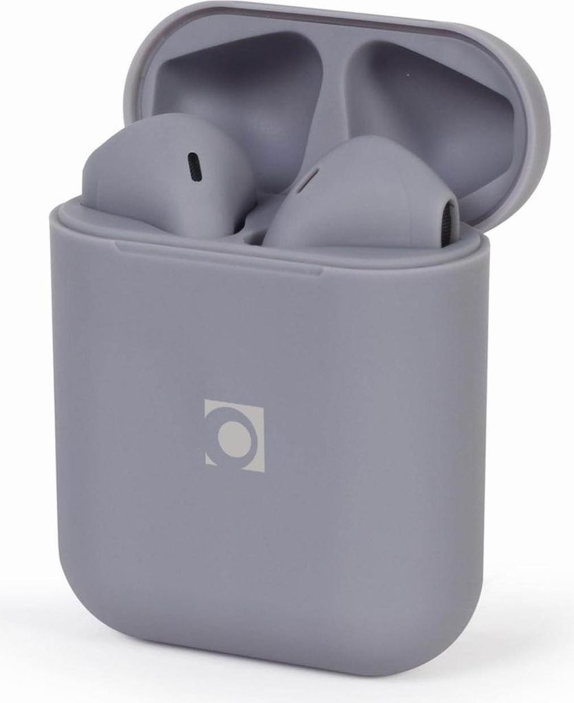Gembird TWS In-Ear Kopfhörer Seattle Misty Grau Bluetooth 5.0