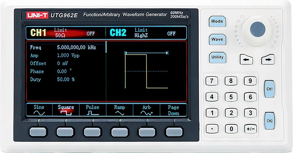 Générateur de signaux Uni-T UTG932E idéal pour tests de circuits et SAV