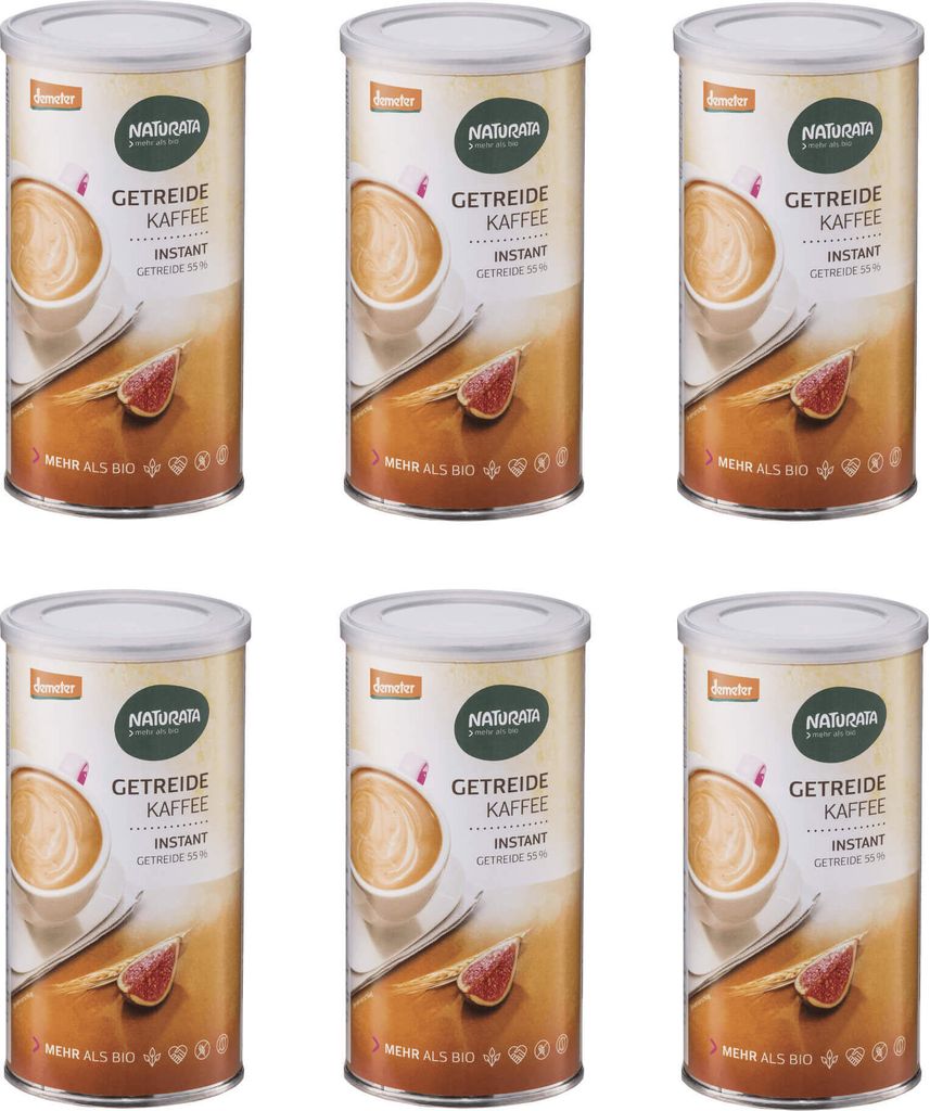 Getreidekaffee, instant, Dose, 6 x 100 g