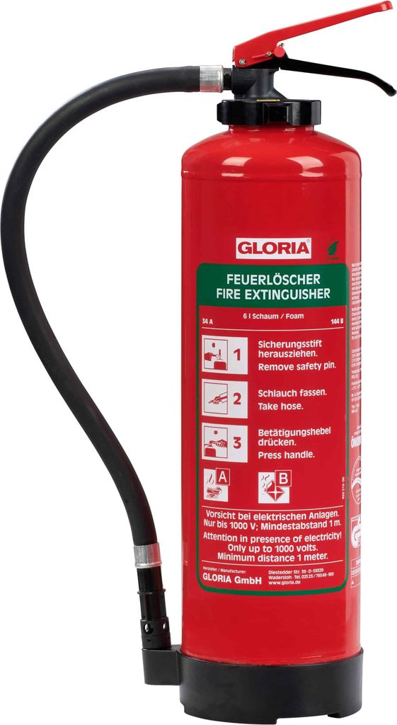 GLORIA Schaumfeuerlöscher SKA+6EASY 814121.0035
