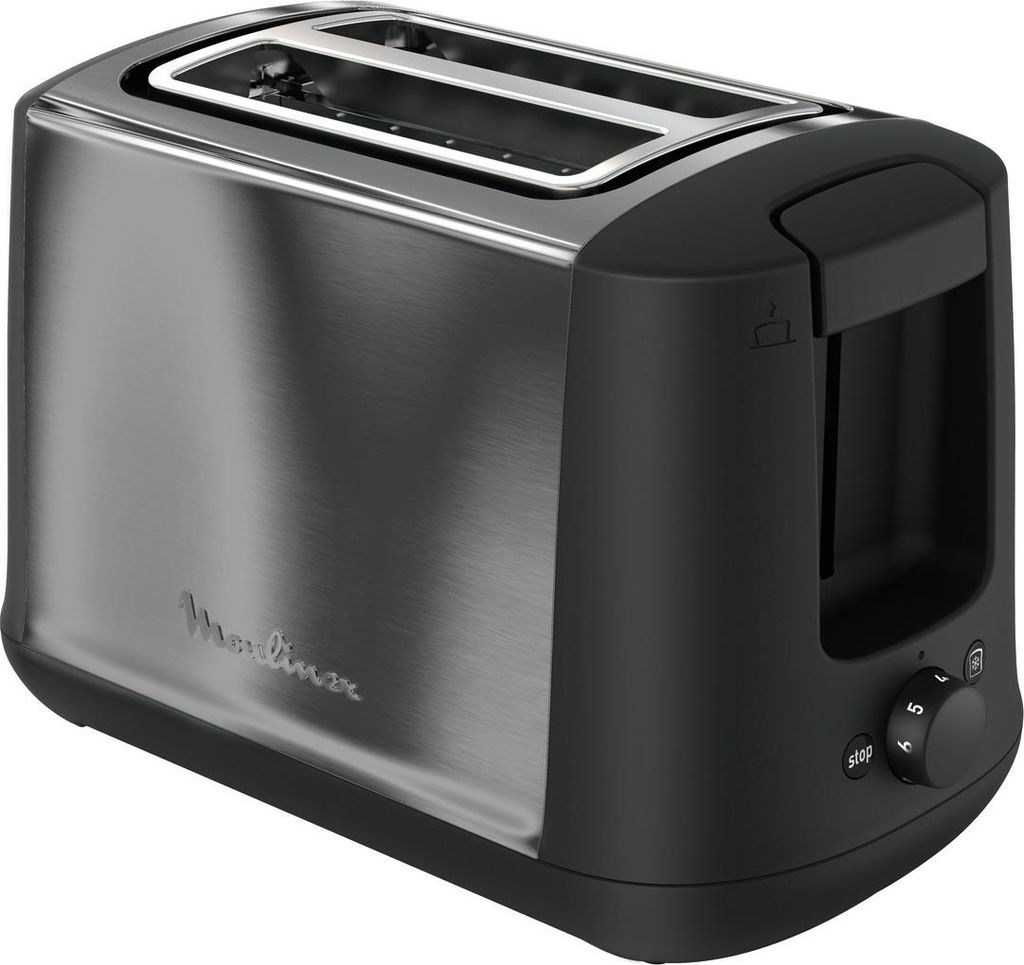 Moulinex LT340 2-Scheiben-Edelstahl-Toaster 850W 7 Produktbild 