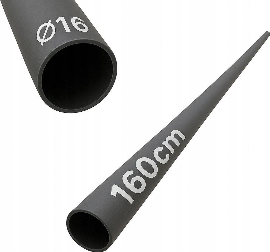 Tubo - Tubo d'acciaio - 160 cm - ⌀ 16 mm - Nero - Immagine del prodotto 