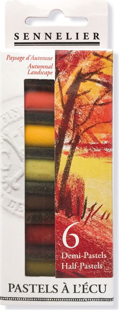 Étui Sennelier contenant 6 demi-pastels tendres - Paysage Image du produit 