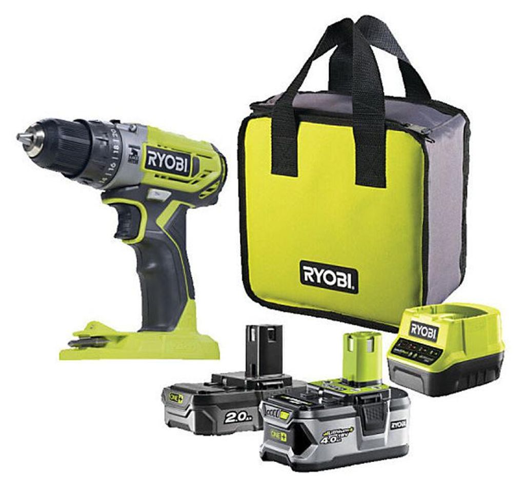 Perceuse-visseuse à percussion RYOBI R18PD2-242S 18V ONE+™ Image du produit 