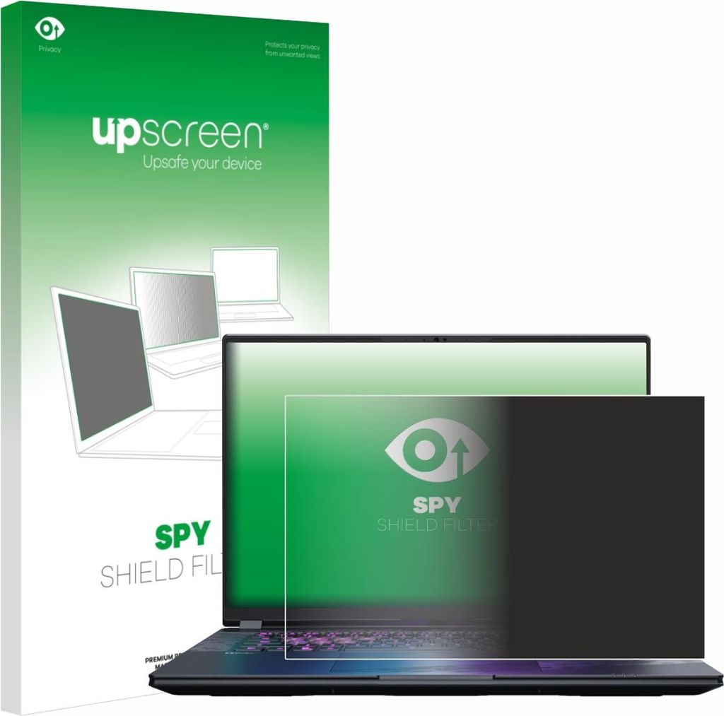 upscreen Blickschutzfilter für Gigabyte AORUS Elite 16 2025 Anti-Spy Privacy Filter Sichtschutz Blaulicht-Schutz