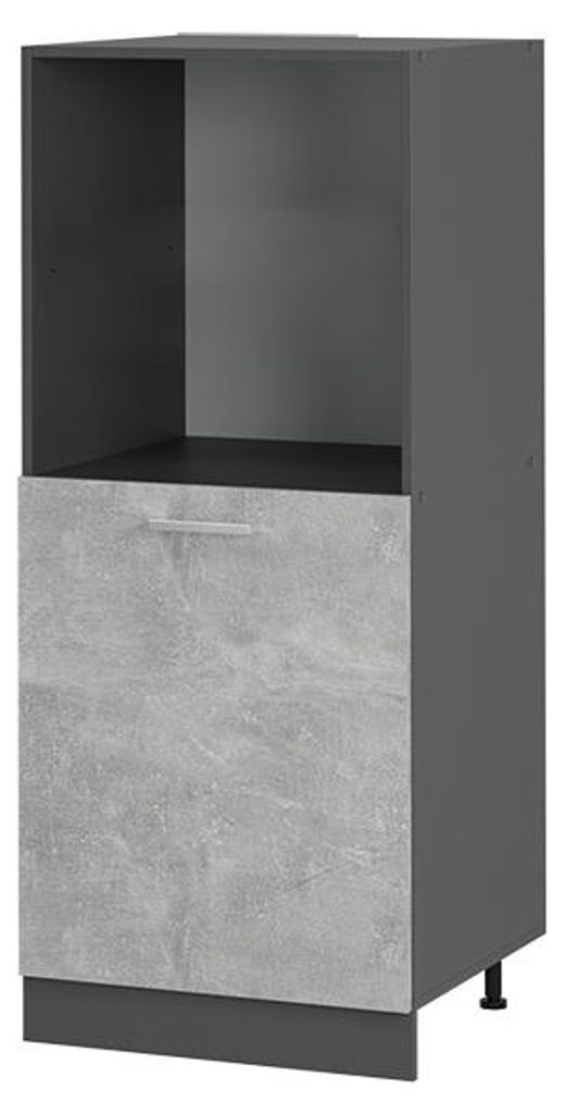 Herdumbauschrank Vicco R-Line Beton 60 cm, Model 53459