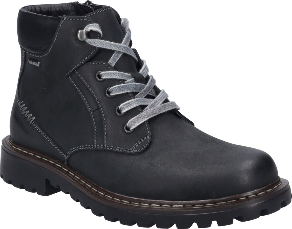 Josef Seibel CHANCE 39 Herrenstiefel - bequeme Stiefel schwarz NEU