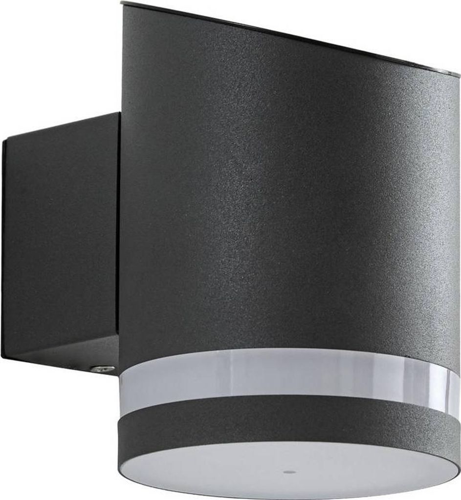 Lindby LED-Solar-Außenwandleuchte Bentlas, anthrazit, IP44 Produktbild 