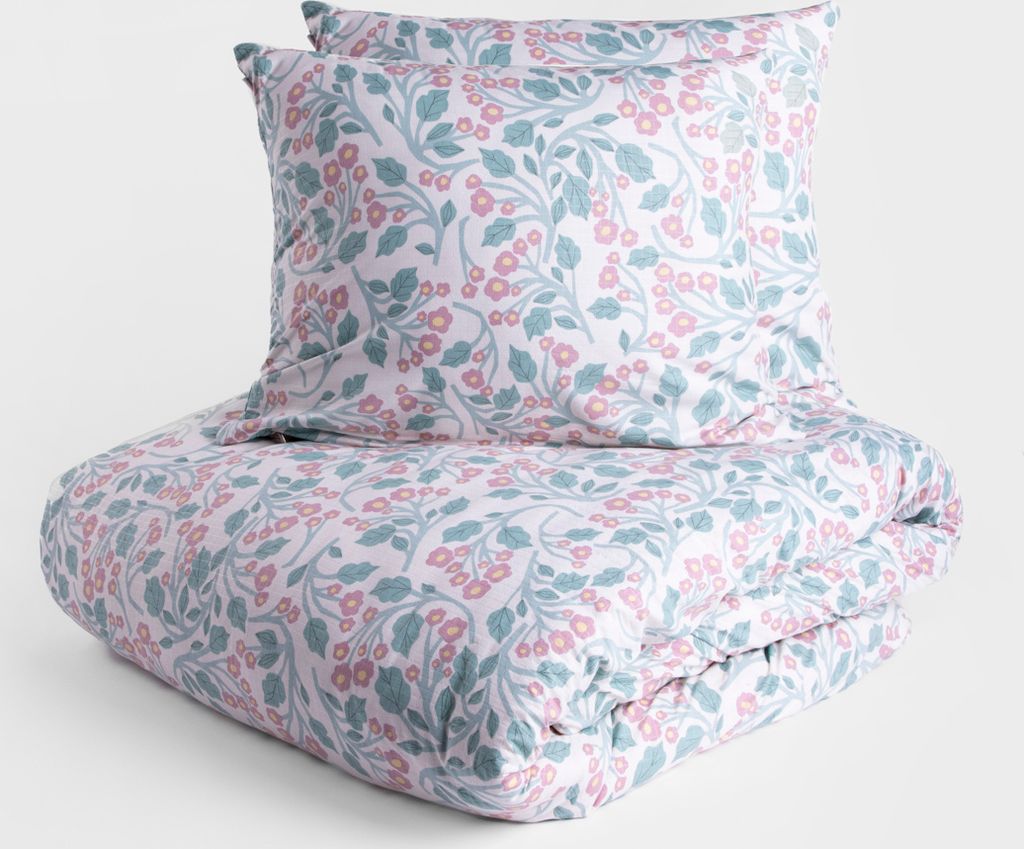 Bettwäsche Set Bettbezug Kissenbezug JODIE strukturierte Mikrofaser-Bettwäsche 220x200 + 2*50x60 cm HOMLA