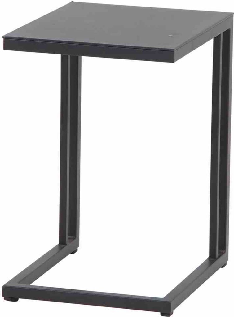 Beistelltisch Ramo Aluminium 36x43x50 cm anthrazit Produktbild 