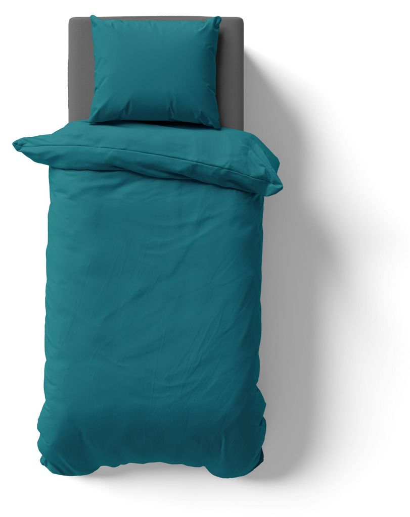 2-tlg Renforcé UNI Bettwäsche 135x200 + 80x80 cm Kopfkissen Produktbild 