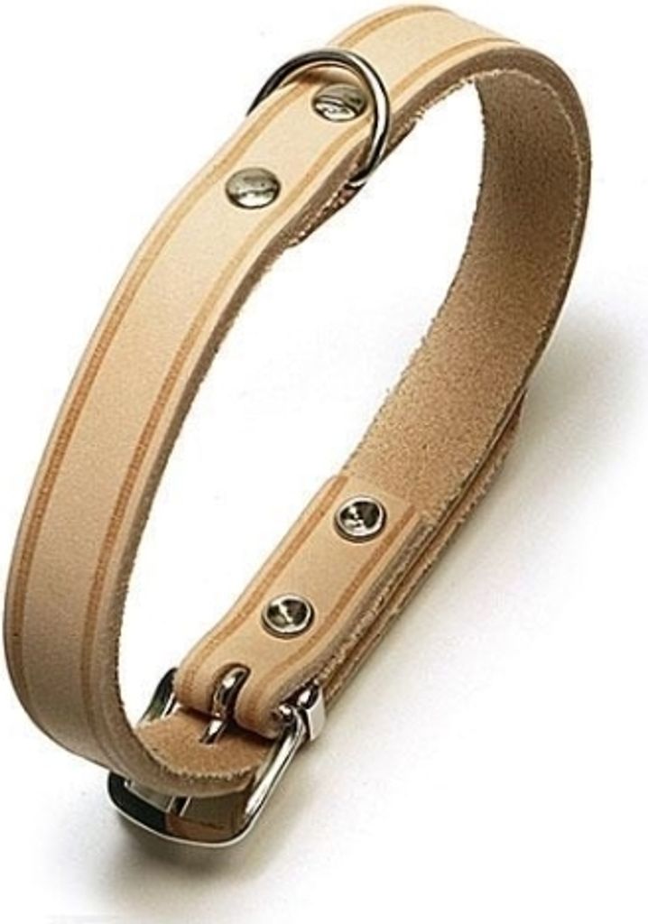 Karlie RONDO Halsband genietet - Natur - 20 mm, 57 cm Produktbild 
