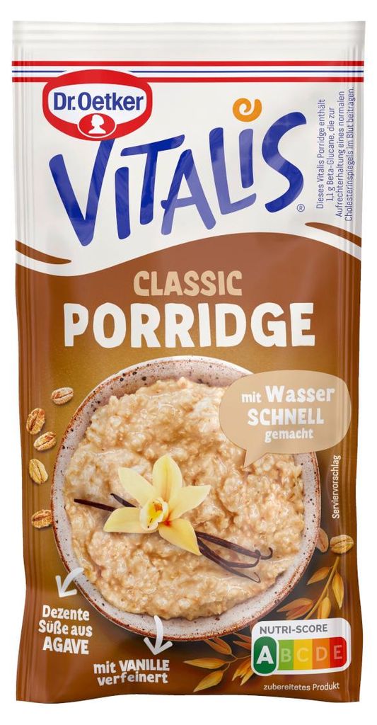 Dr Oetker Vitalis Porridge Classic per un pasto caldo a Immagine del prodotto 