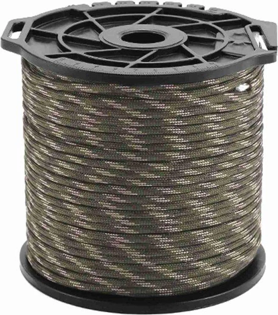 Corde Paracord 550 Type III - 100m de Drisse Nylon pour Outdoor et DIY