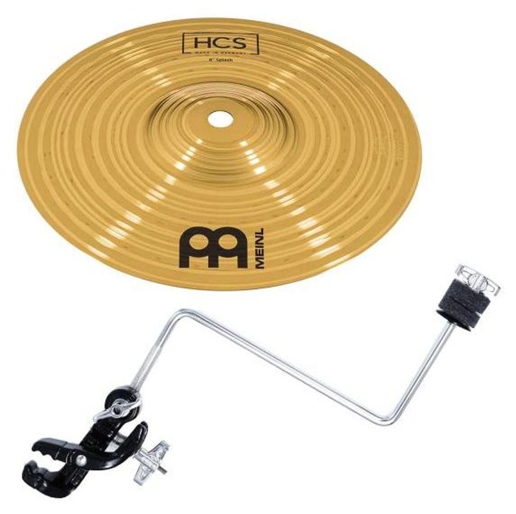 Meinl bekkens, HCS8S splash, 8 inch, met bekkenspanner Productafbeelding 
