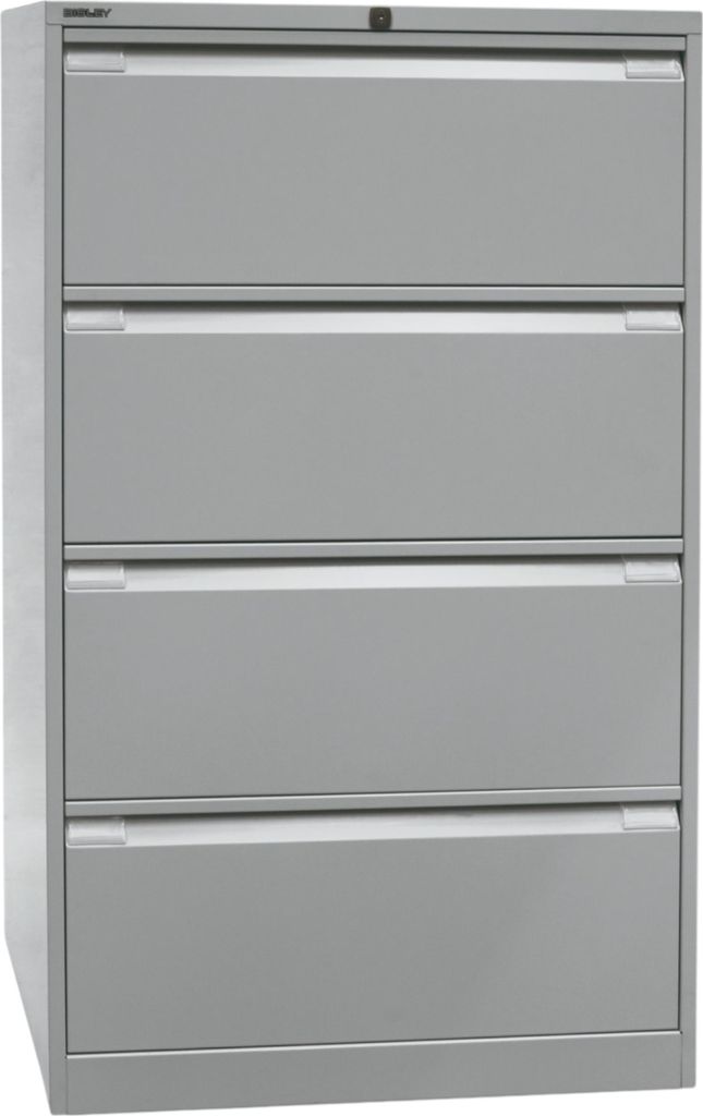 Bisley Hängeregistratur Schrank - 4 Schübe - Farbe: Produktbild 