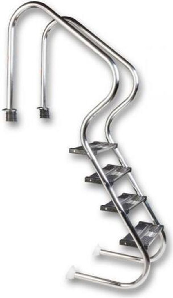 Stainless steel ladder COMFORT 4-steps - for pool over 1.30m height