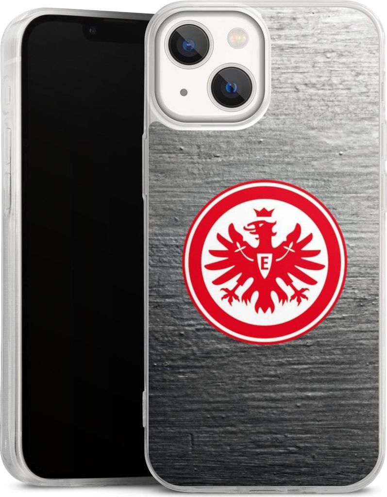 DeinDesign Slim Hülle für Apple iPhone 13 Mini Silikon Case Ultra Dünn Handyhülle Eintracht Frankfurt Logo SGE