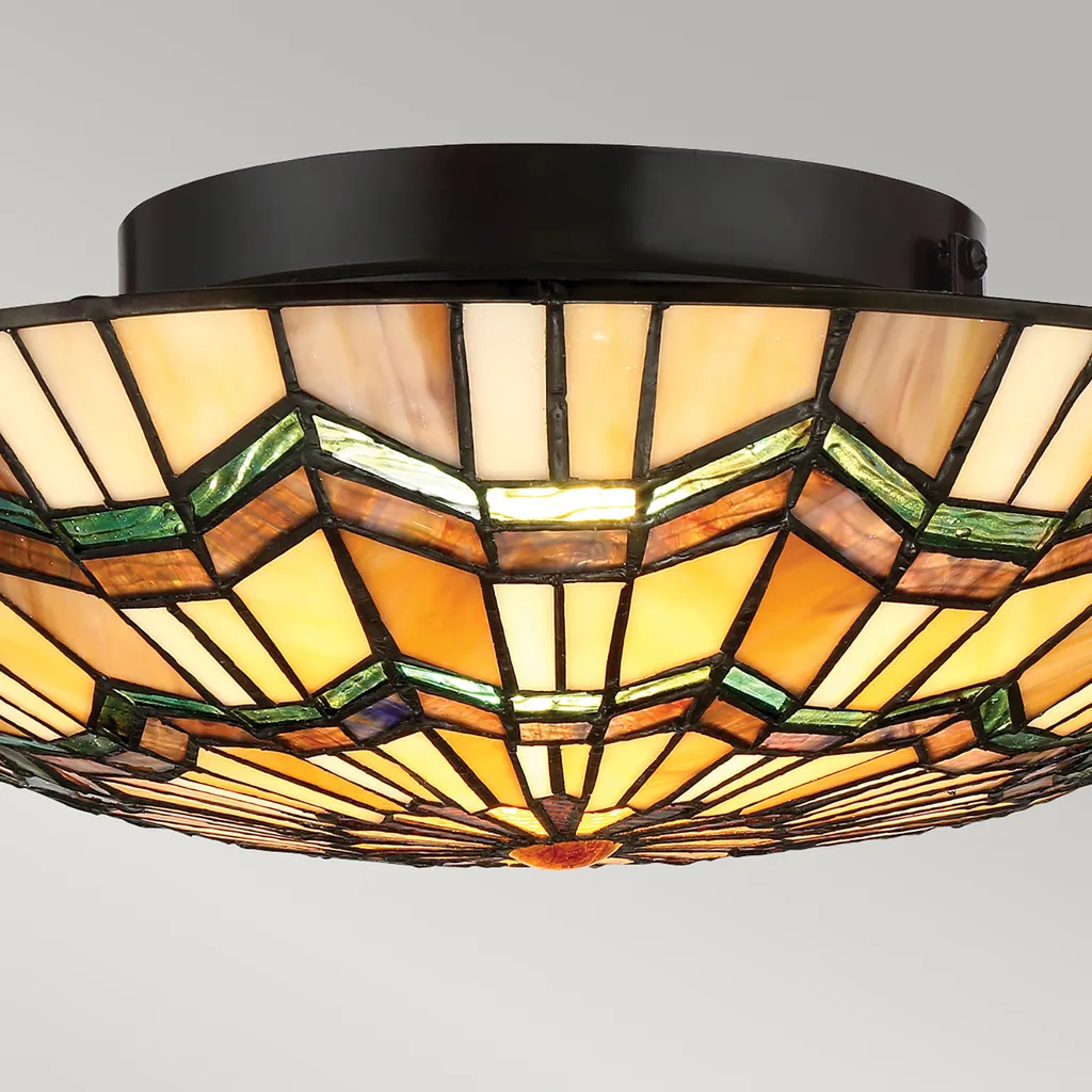 Plafonnier Design en Bronze Alcott pour un Éclairage Chic et Tamisé - 4