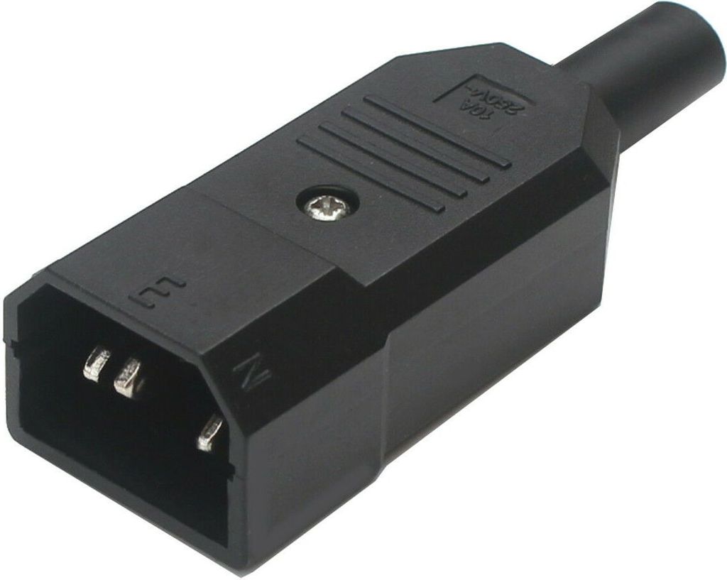 Kaltgeräte Stecker Kupplung Einbaustecker Gerätestecker Netzstecker Eurostecker I