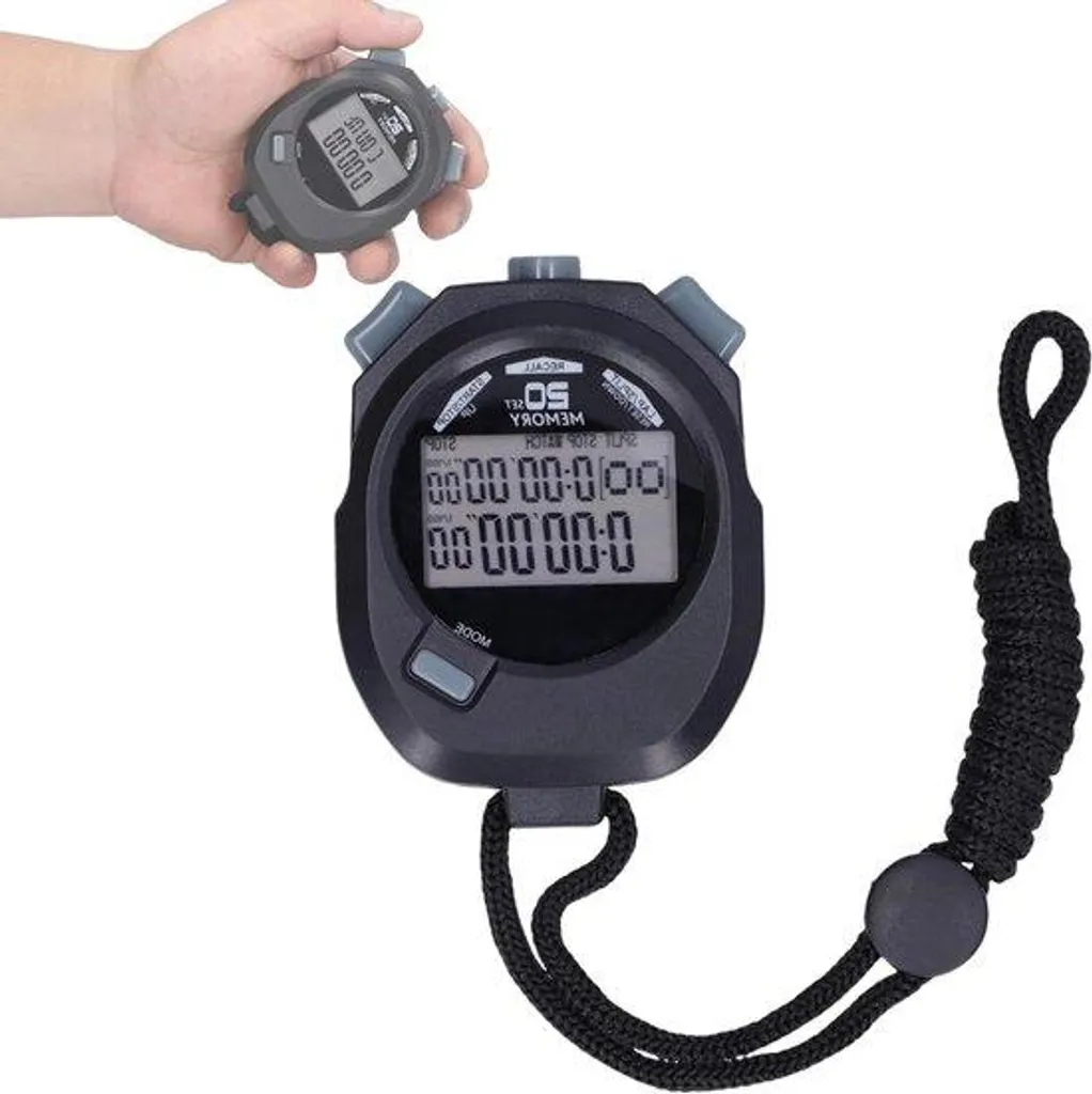 Chronomètre digital fiable pour mesurer vos records sans erreur de lecture