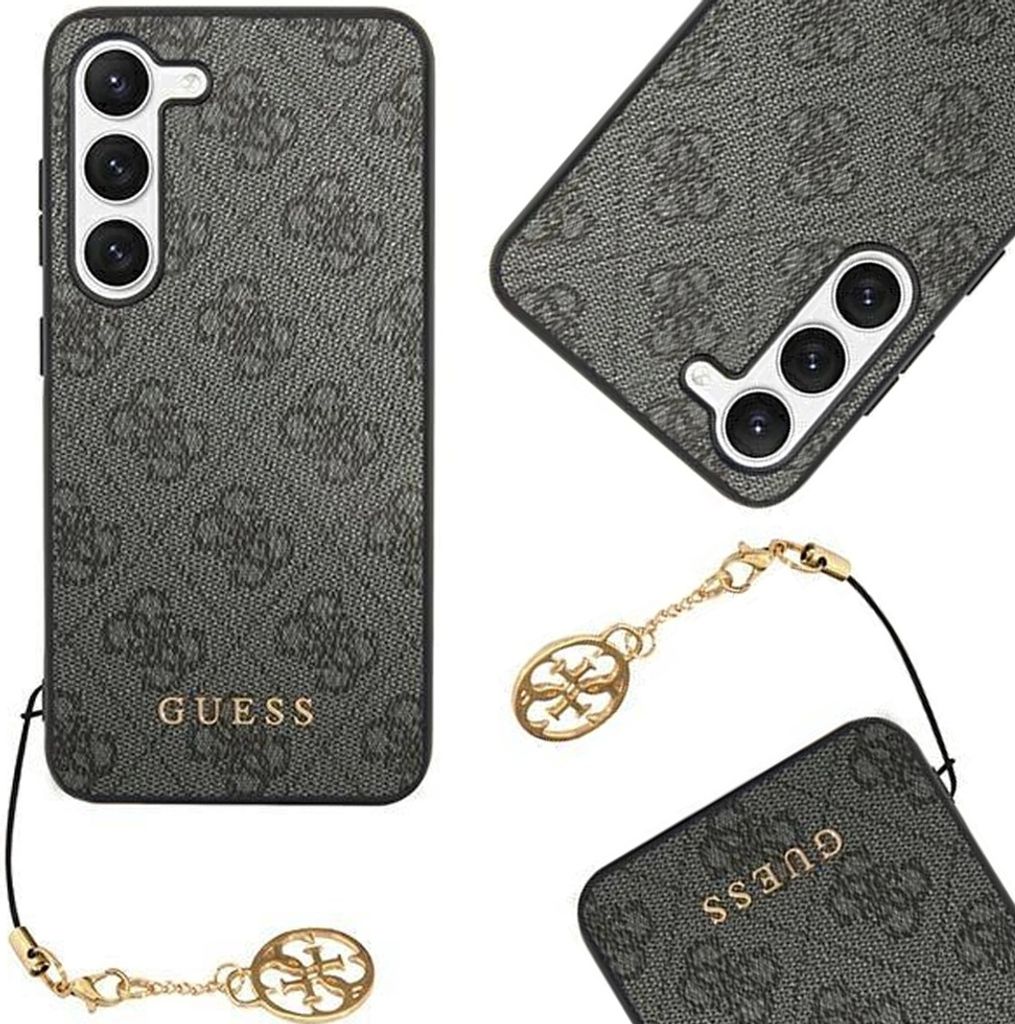 Guess GUHCS24SGF4GGR S24 S921 schwarz hardcase 4G Charms Produktbild 