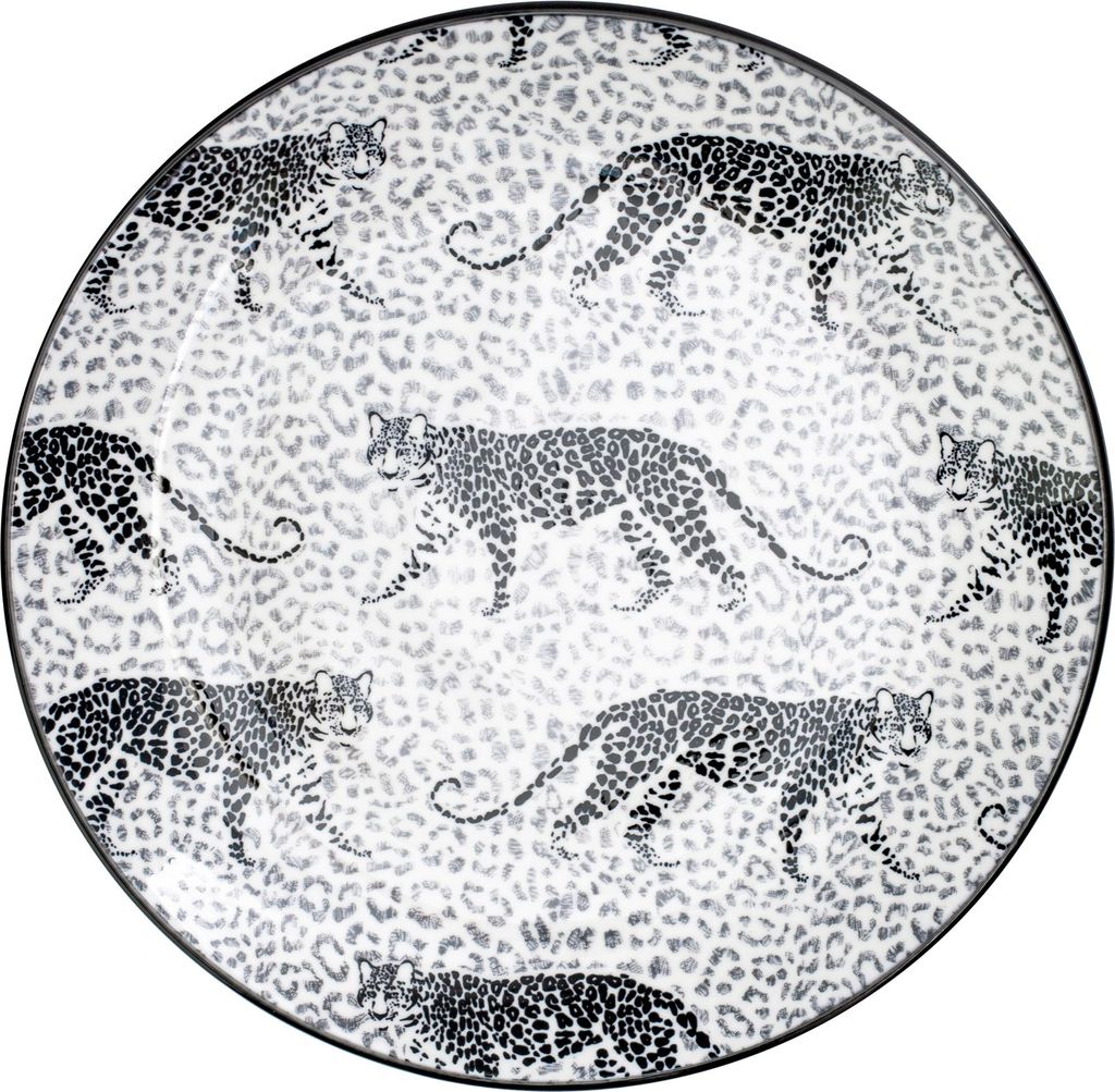 WILD Teller flach 19 cm, Leopard – VERLO