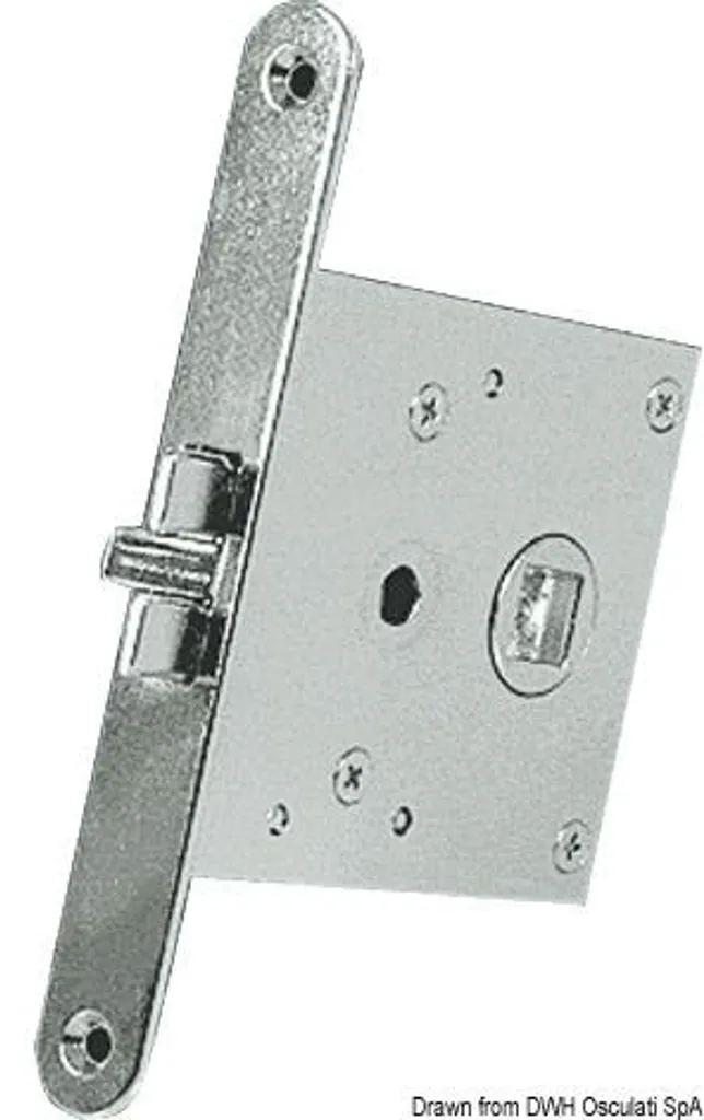 Serrure à mortaiser pour porte de chambre - Solution rénovation 1 pc