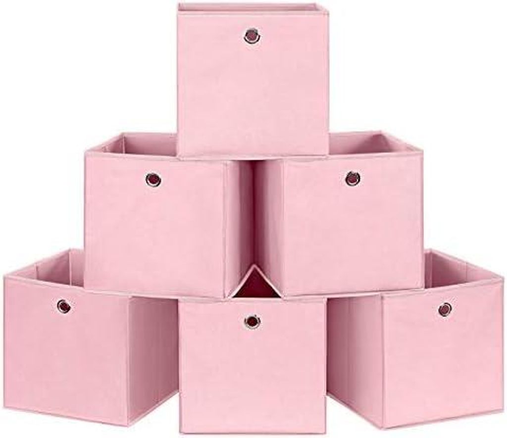 Aufbewahrungsboxen, 6er Set, Faltbare Stoffboxen, Faltboxen Produktbild 