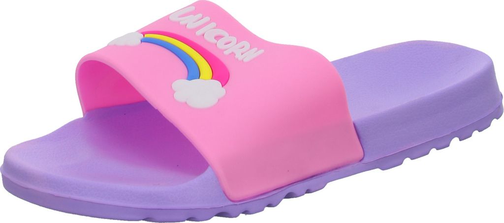 Sneakers Mädchen-Badepantolette Pink-Lila, Farbe:rot, EU Größe:34