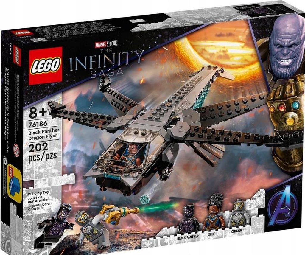 LEGO Marvel Super Heroes Helikopter Czarnej Pantery, Zestaw Zdjęcie produktu 