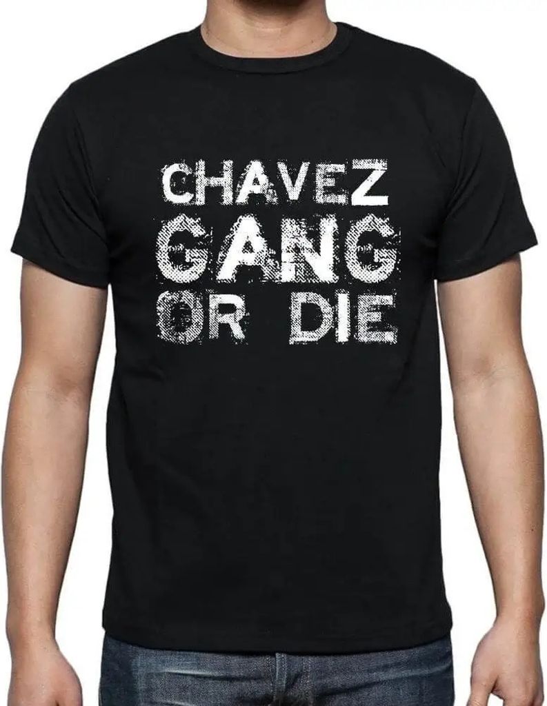 Herren Grafik T-Shirt Chavez-Familienbande – Chavez Family Gang – Öko-Verantwortlich Vintage Jahrgang Kurzarm Lustige Druck Geburtstag Geschen...