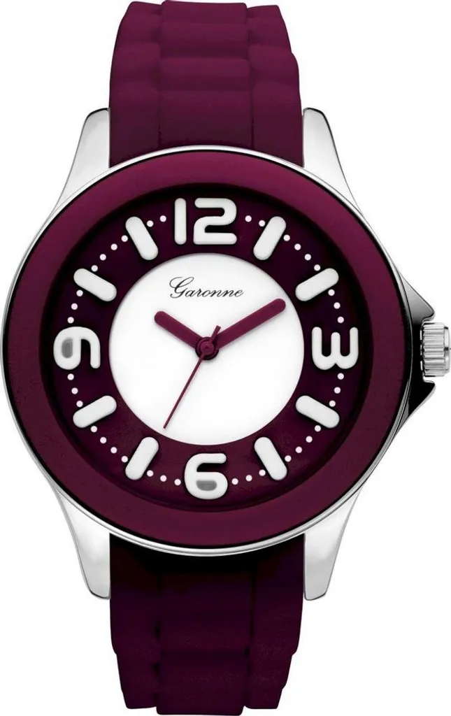 Montre Analogique Garonne File pour Homme en Acier Gris Argenté Chic