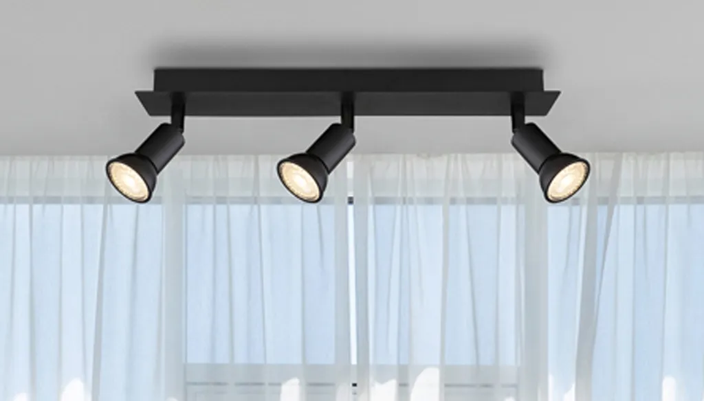 Luminaire Noir Compact GLOBO DREW - Solution Éclairage Gain de Place
