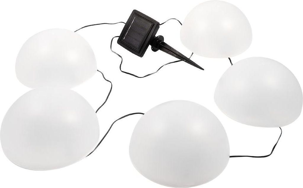 Solar Gartenleuchte Eko-Light Hemi RGB IP44 dekoratives Set Produktbild 