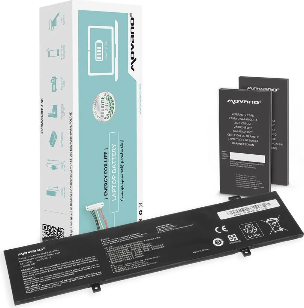 Batterie de Rechange pour Asus VivoBook Flip TP412 Autonomie Max