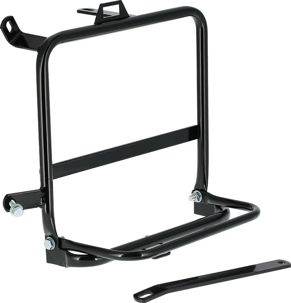 Porte-bagages latéral gauche noir pour moto MZ ETZ 125 150 251 301