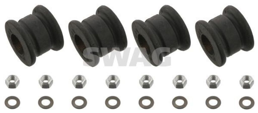 SWAG 10 61 0031 Stabilisatorlager Reparatursatz passend für MERCEDES-BENZ 190 (W201) Vorne Links Vorne Rechts 23mm