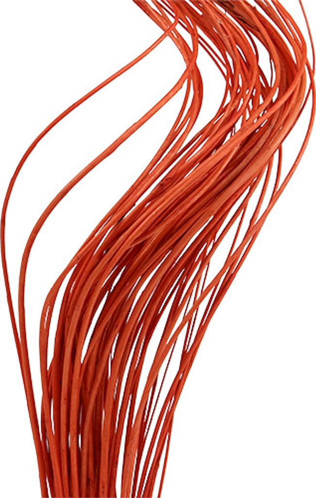 Ting Ting Curly 60cm Orange, Deko Peddigrohr 40 St., 40 Stück
