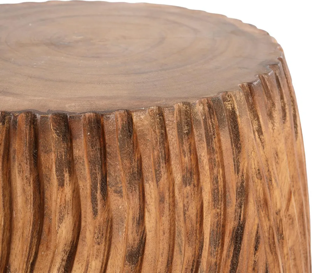 Tabouret en bois de suar stable - Solution gain de place marron 45cm - 5