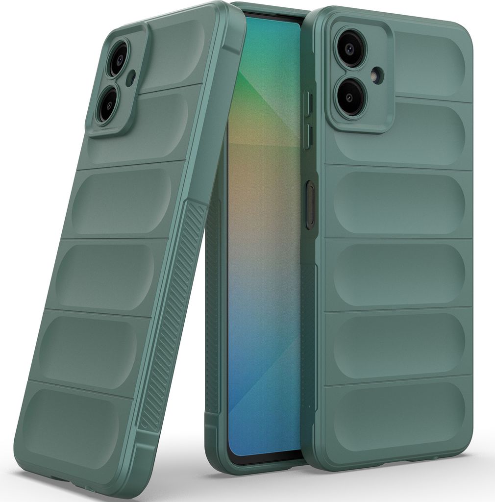 Handyhülle für Samsung Galaxy A06 Weich TPU Silikon Stossfest Anti-rutsch Hülle Grün