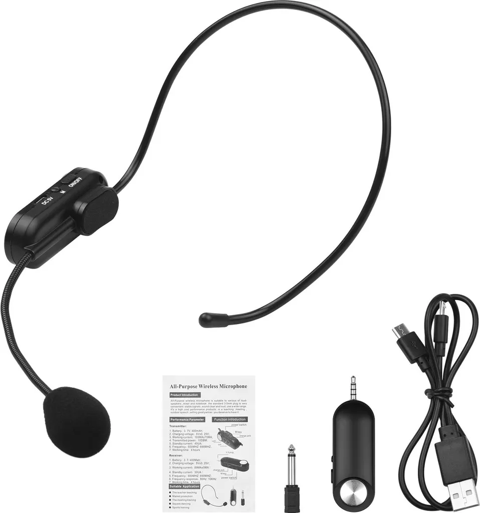 Système Micro sans fil Anti-interférence UHF pour Diffusion en Direct - 4