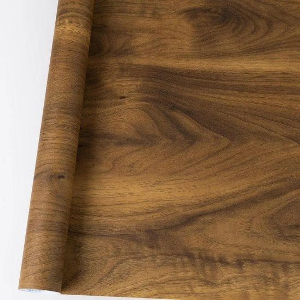Papier peint adhésif bois pour meuble - Vinyle autocollant 40x300 cm