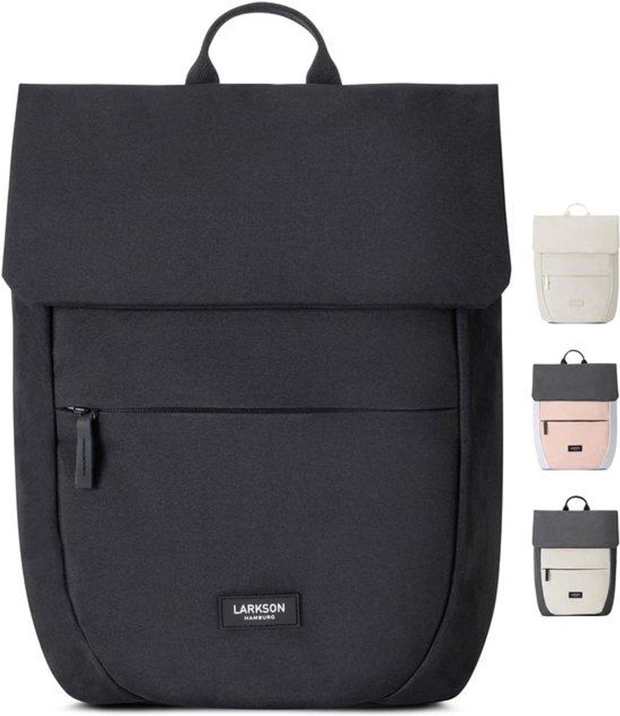 Kleine schwarze Damenrucksack 10L wasserdicht