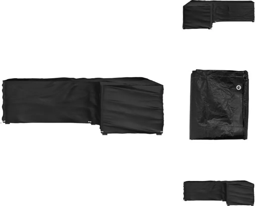 vidaXL Copertura Angolare Mobili Giardino 250cm - 16 Occhielli PE