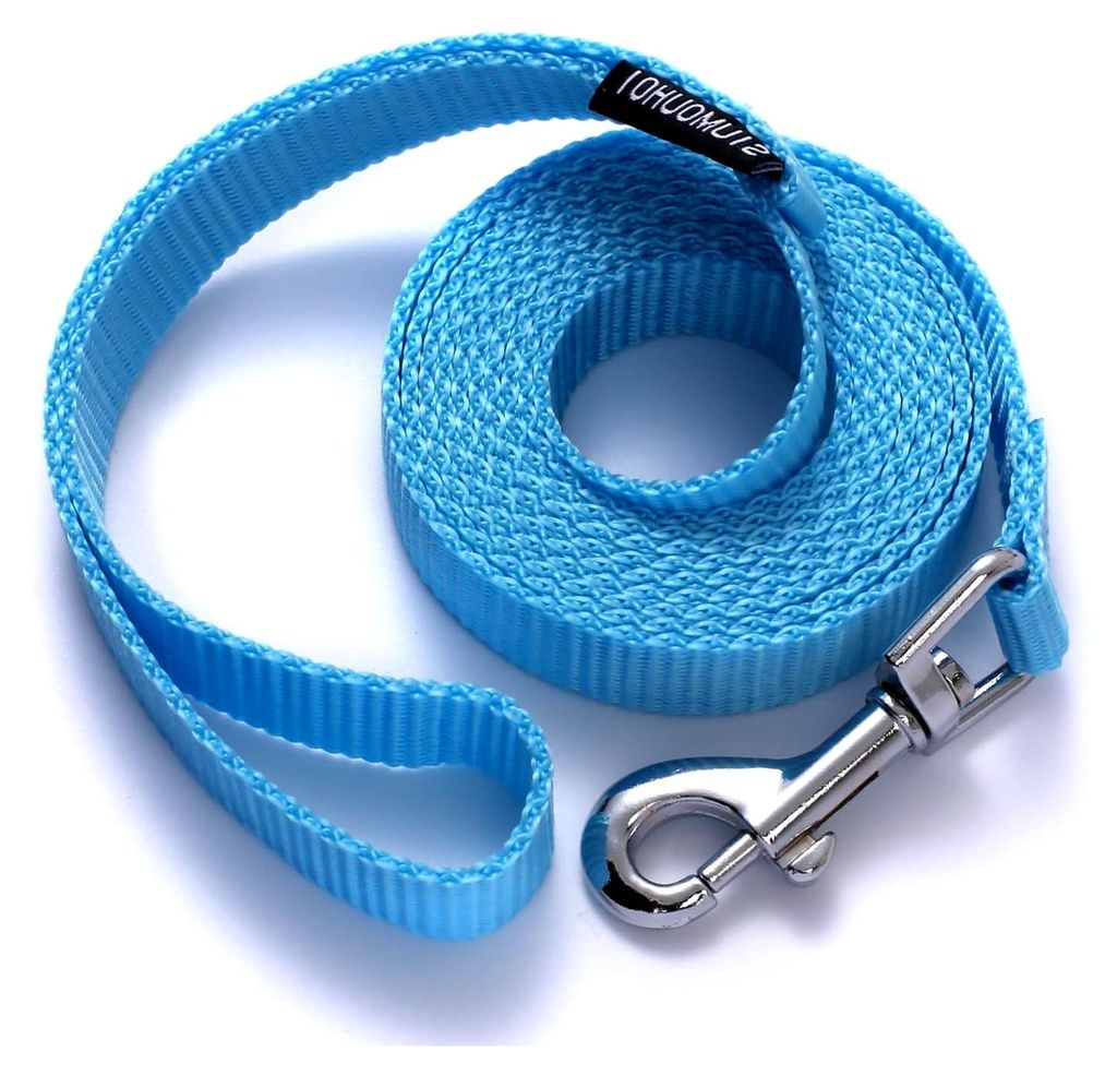 1,8 m lange Welpenleine, robuste Leine im traditionellen Stil mit leicht bedienbarem Kragenhaken, Hundeleine, geeignet für kleine, mittelgroße un...