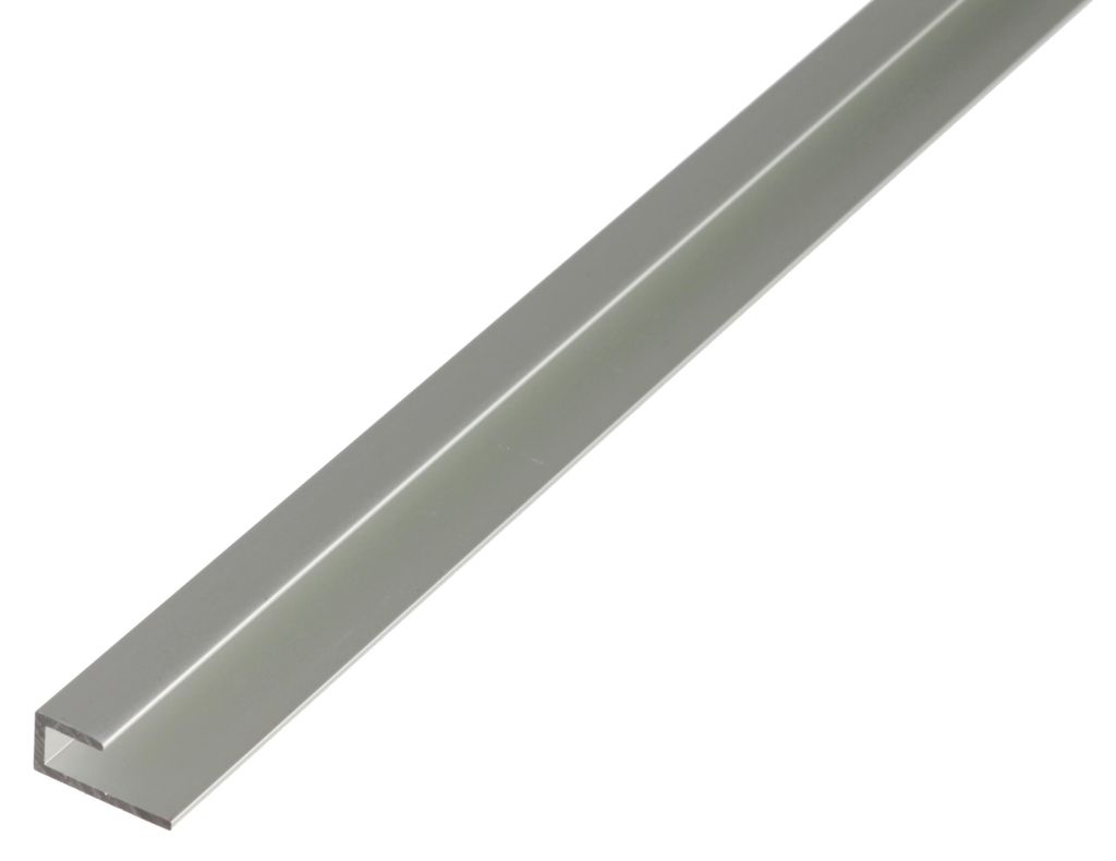 Alberts 030944 Abschlussprofil, selbstklemmend, Aluminium, Produktbild 